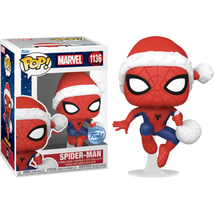 Spider-Man - Spider-Man in Santa Hat Beyond Amazing Funko Pop!