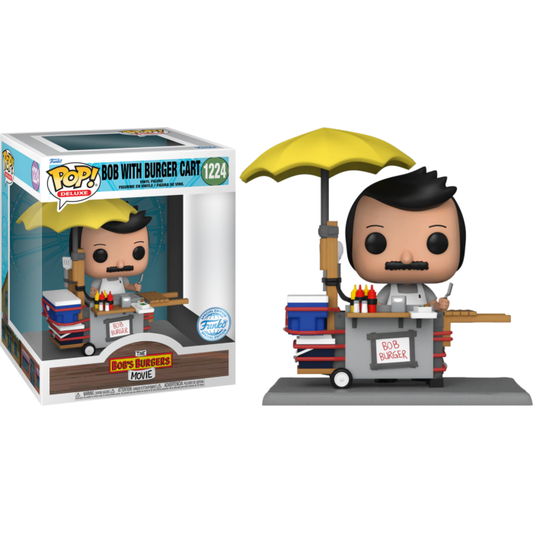 The Bob's Burgers Movie (2022) - Bob Belcher with Burger Cart Deluxe Funko Pop!