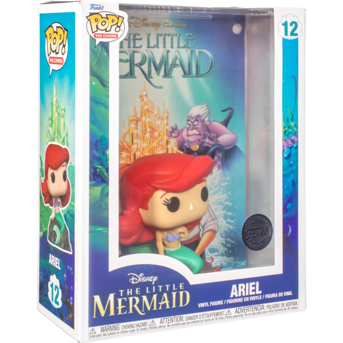 The Little Mermaid (1989) - Ariel Pop! VHS Covers Vinyl Figure