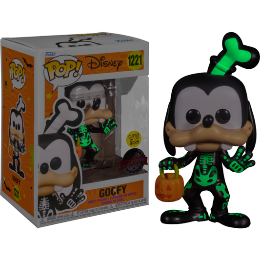 Disney - Goofy as Skeleton Halloween Glow in the Dark Funko Pop!