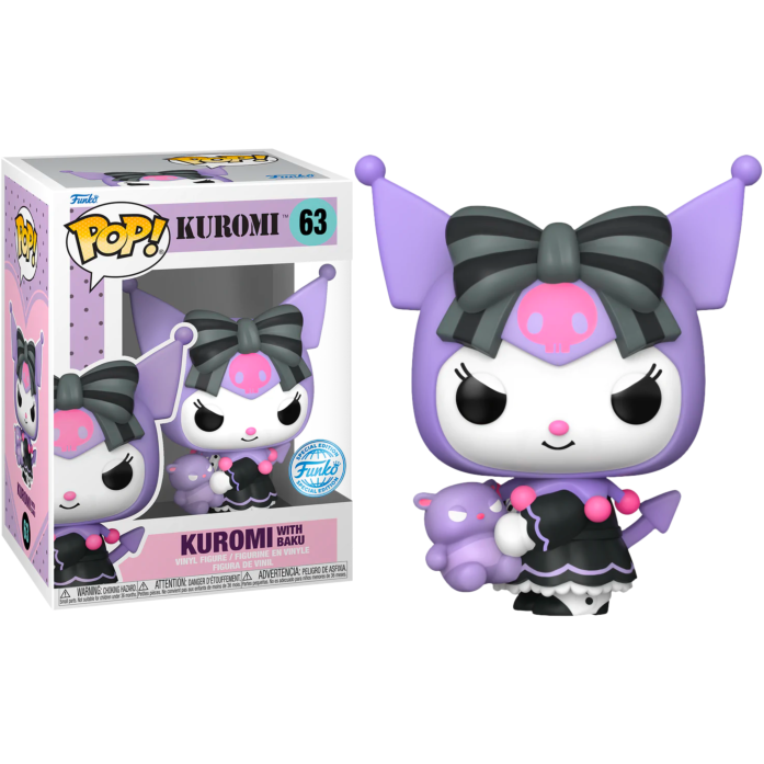 Sanrio - Kuromi with Baku Funko Pop!