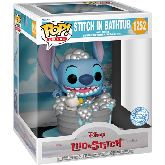 Lilo & Stitch - Stitch in Bathtub Deluxe Funko Pop! Vinyl Figure