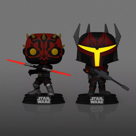 Star Wars: The Clone Wars - Darth Maul & Gar Saxon Glow Funko Pop! 2pack